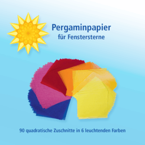 Pergaminpapier f&uuml;r Fenstersterne